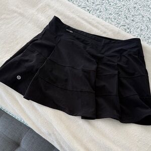 lululemon athletica Black Flared Athletic Skirt